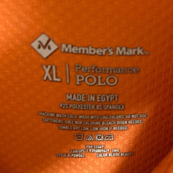 💕 2 For $10 Member’s Mark Men’s Polo Size XL - Picture 2 of 2